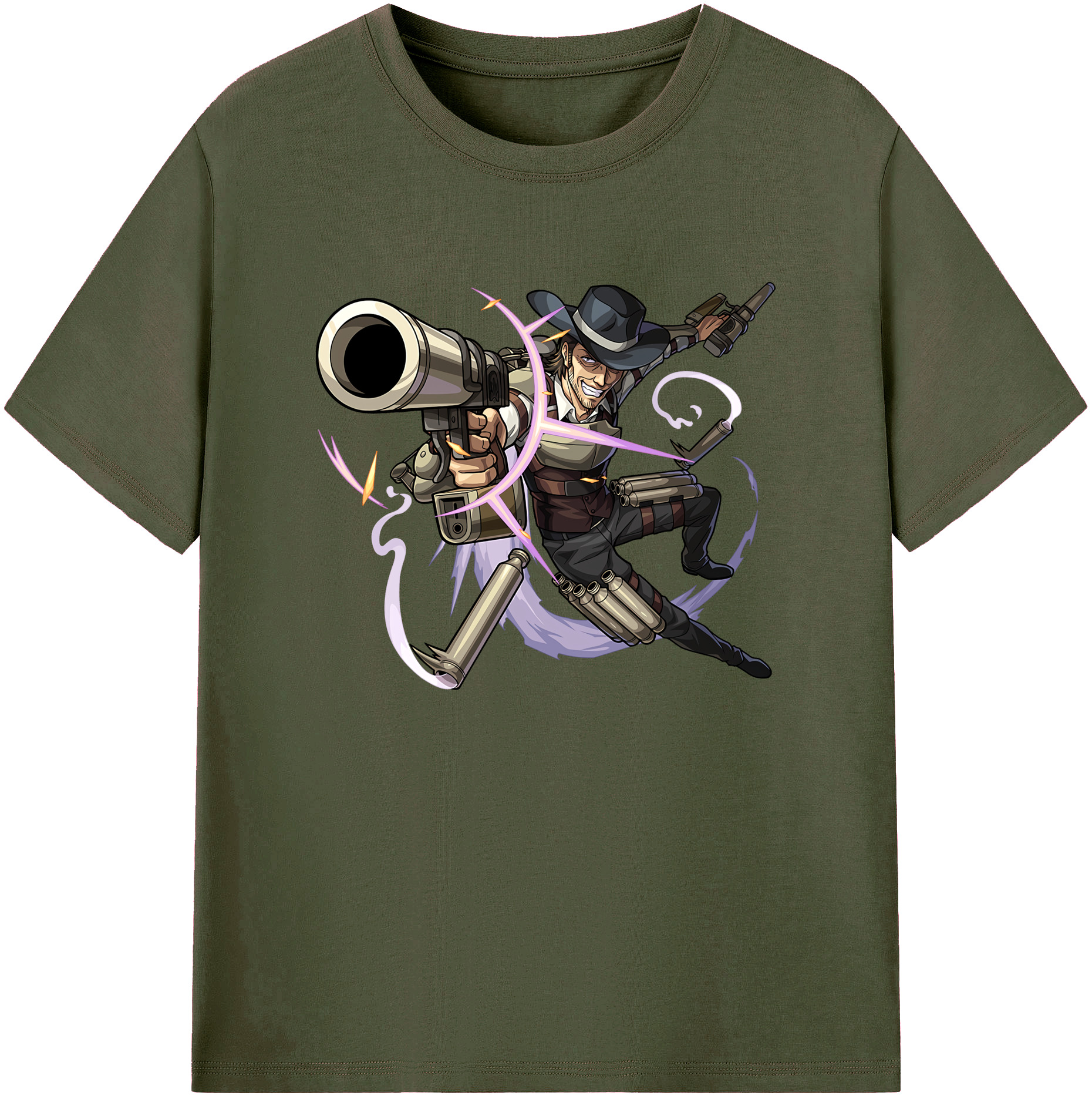 （画像用） 進撃の巨人 ケニー·アッカーマン Attack on Titan Kenny Ackerman 綿100％ メンズ半袖Tシャツ｜肌触りやわらか＆通気性